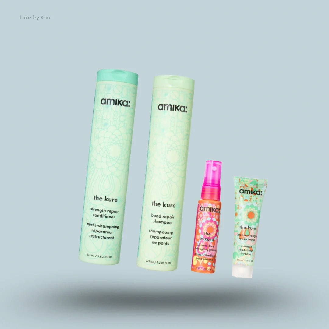 Amika Super Strength  Wash + Care Set