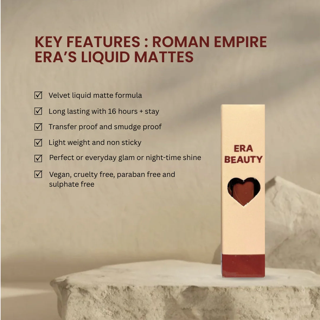 Era Beauty Velvet Liquid Matte Lipstick - Roman Empire - Image 2