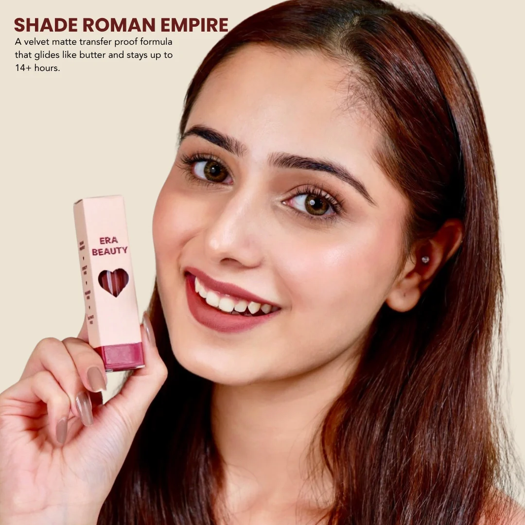 Era Beauty Velvet Liquid Matte Lipstick - Roman Empire - Image 3