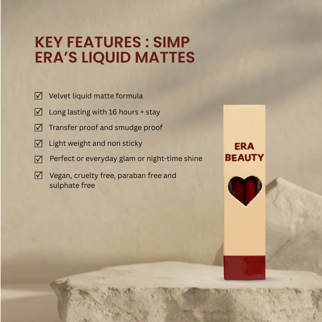 Era Beauty Velvet Liquid Matte Lipstick - Simp - Image 2