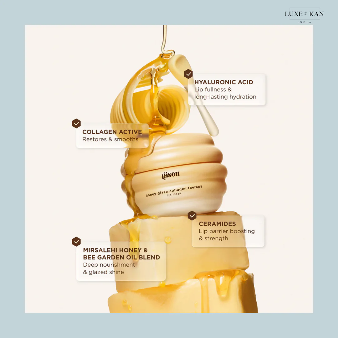Gisou Honey Glaze Collagen Therapy Lip Mask - Image 3