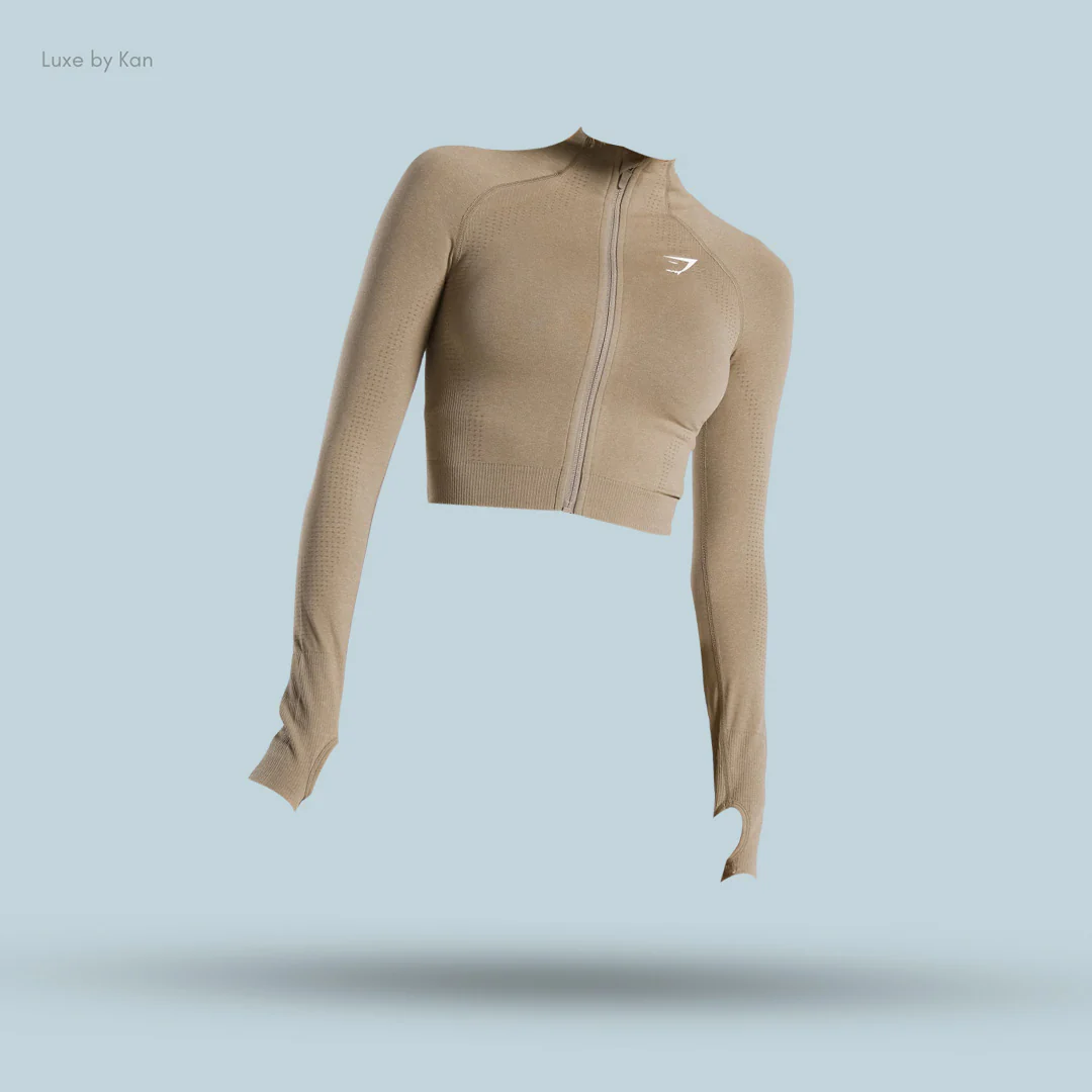 Gymshark Vital Midi Zip Up Jacket - Image 8