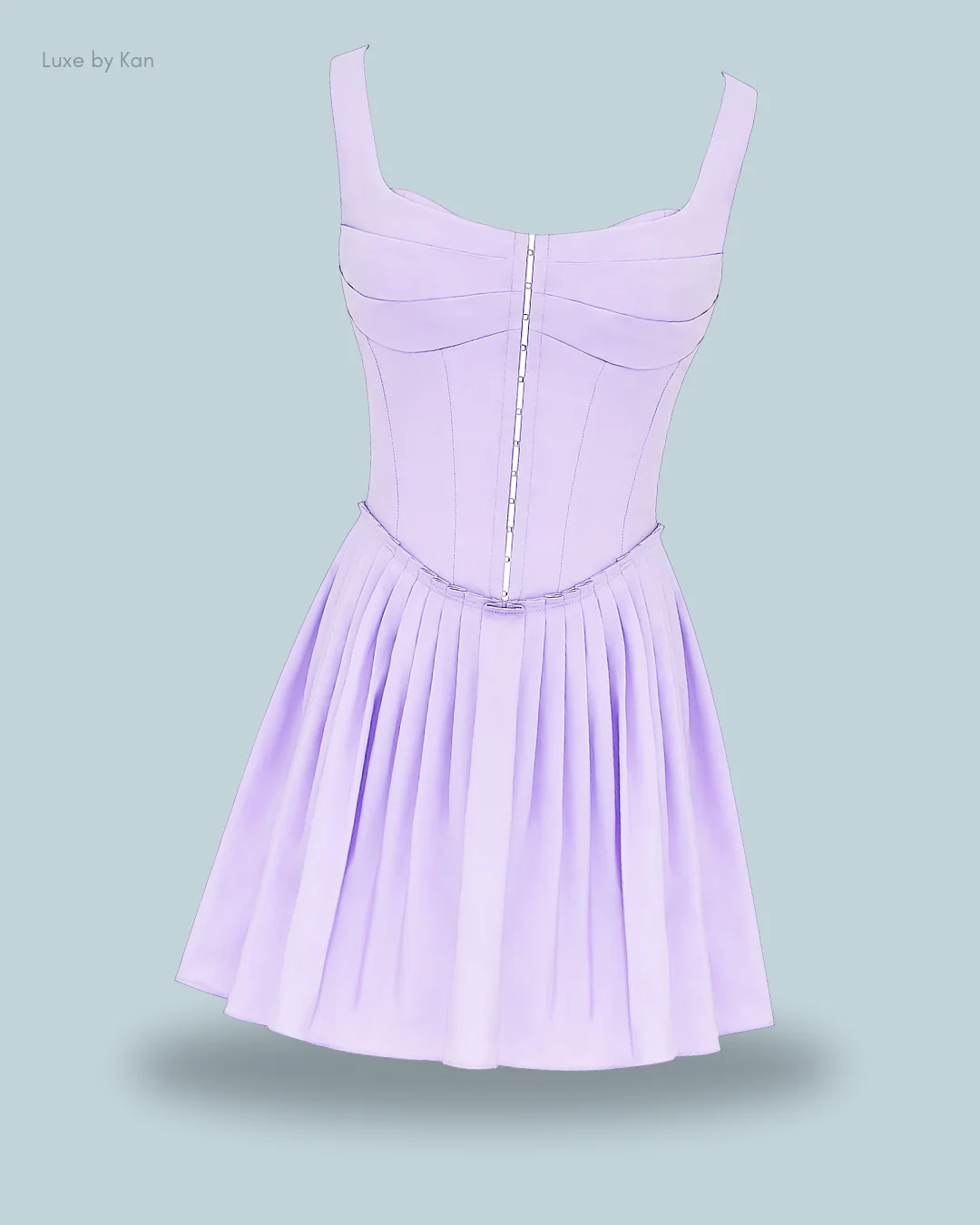 HOUSE OF CB  Cupid Pleated Mini Dress - Image 2