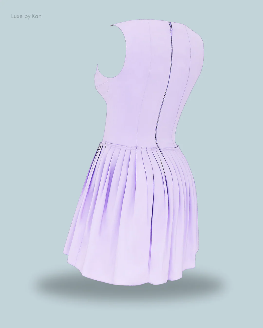 HOUSE OF CB  Cupid Pleated Mini Dress - Image 3
