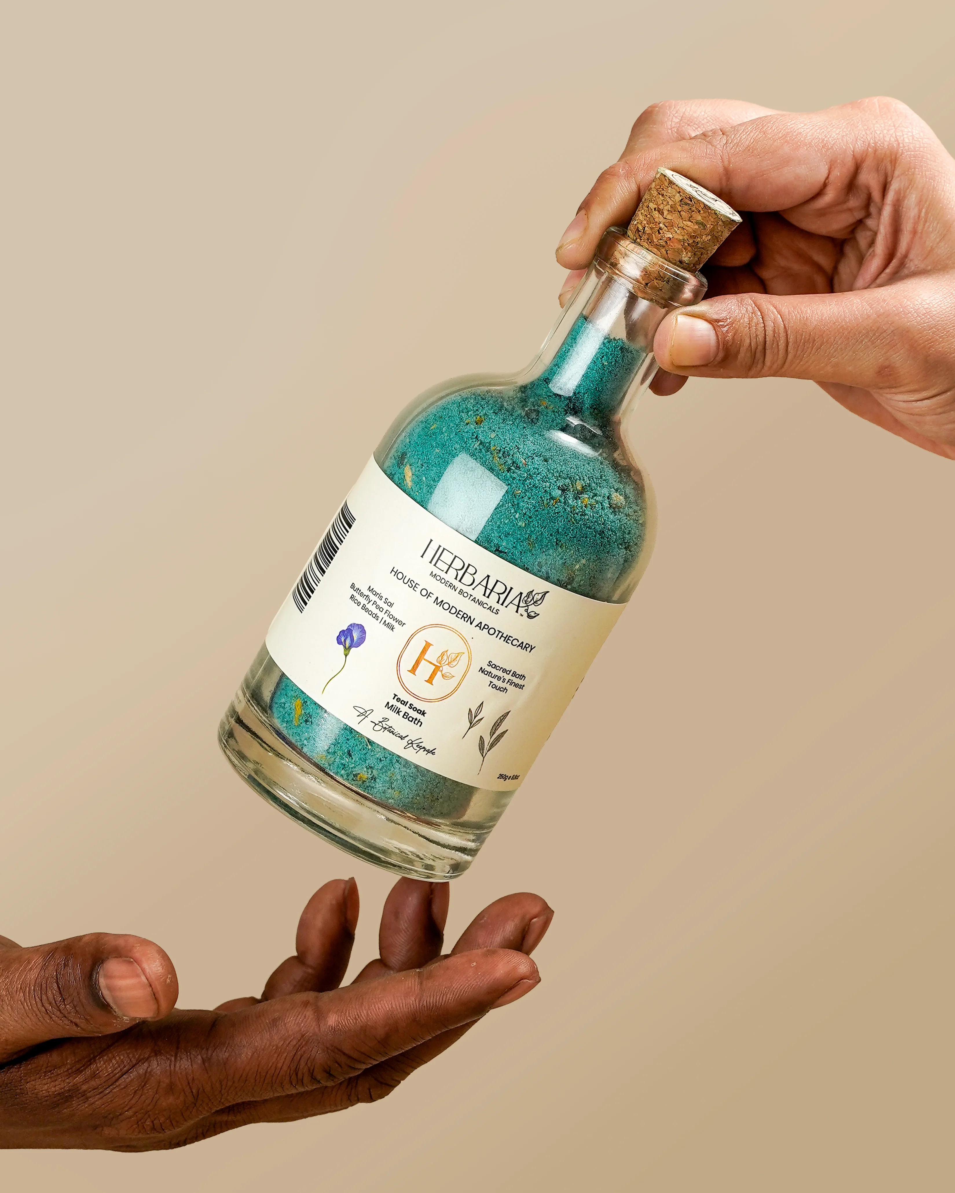 Herbaria - Modern Botanicals Teal Soak Milk Bath 250gm